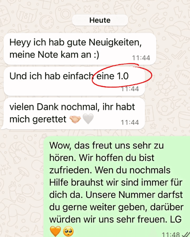 Kundennachricht 5